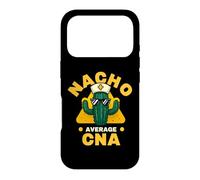 Custodia per iPhone 17 Pro Nacho Average CNA divertente assistente infermieristico certificato gioco di parole scherzo