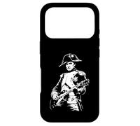 Custodia per iPhone 17 Pro Napoleone Bonaparte Suonare Chitarra Design