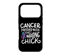Custodia per iPhone 17 Pro Nastro blu di tè del sopravvissuto del cancro della tiroide Chemo regalo