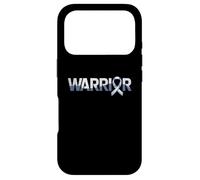 Custodia per iPhone 17 Pro Nastro d'argento della consapevolezza della malattia di Parkinson del guerriero