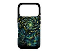 Custodia per iPhone 17 Pro Natura del cielo notturno della foresta della lucci