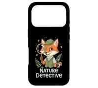 Custodia per iPhone 17 Pro Nature Explorer Detective Fox - Lente d'ingrandimento per bambini