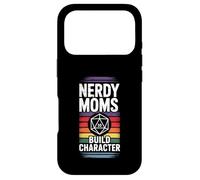 Custodia per iPhone 17 Pro Nerdy Moms Build Character RPG Fantasy Game Lover