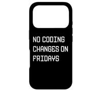 Custodia per iPhone 17 Pro Nessuna modifica alla codifica il venerdì - Regola divertente per gli sviluppatori