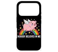 Custodia per iPhone 17 Pro Nessuno crede in me Stelle di maiale alato