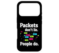 Custodia per iPhone 17 Pro Network Engineer Packets Don't Lie Cybersecurity IT