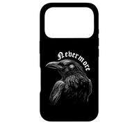 Custodia per iPhone 17 Pro NEVERMORE Quoth The Raven Poem Edgar Allan Poe Meme