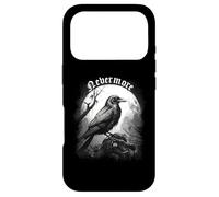 Custodia per iPhone 17 Pro NEVERMORE Quoth The Raven Poem Edgar Allan Poe Meme