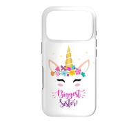 Custodia per iPhone 17 Pro New Baby Girls Biggest Sister Unicorn