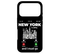 Custodia per iPhone 17 Pro New York Is Calling & I Must Go Illustration Graphic Designs