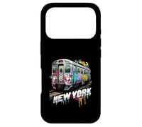 Custodia per iPhone 17 Pro New York Treno Graffiti Style NYC Metropolitana