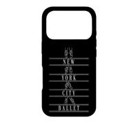 Custodia per iPhone 17 Pro New York Vintage Retro Style Design Ballet Dancing
