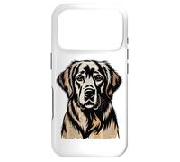 Custodia per iPhone 17 Pro Newspaper Art Golden Retriever GR Goldie