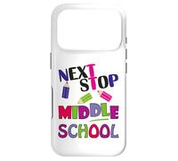 Custodia per iPhone 17 Pro Next Stop Middle School Girl Boy Funny For Kids Graduation