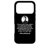 Custodia per iPhone 17 Pro Niccolò Machiavelli Italiana Firenze Politica Rinascimento