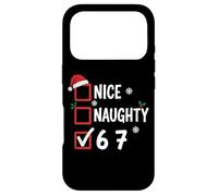 Custodia per iPhone 17 Pro Nice Naughty 6 7 Christmas Santa Claus