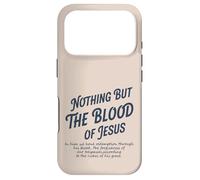 Custodia per iPhone 17 Pro Nient'altro che il sangue di Gesù in Lui abbiamo redenzione