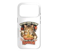 Custodia per iPhone 17 Pro Niente è più rilassante di una ciotola piena di ramen Funny Cat