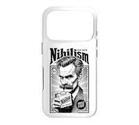 Custodia per iPhone 17 Pro Nihilism For Men Divertente Filosofia Nietzsche Annuncio Vintage