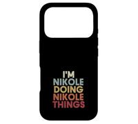 Custodia per iPhone 17 Pro Nikole Name Nikole Personalized Name First Given