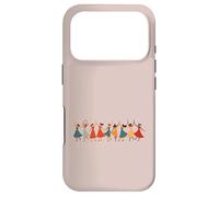 Custodia per iPhone 17 Pro Nine Ladies Dancing - Stencil da ritaglio, stile retrò, 6