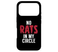 Custodia per iPhone 17 Pro No Rats in my Circle Dichiarazione Amicizia