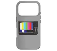 Custodia per iPhone 17 Pro No Signal 70s 80s Television Screen Retro Vintage Funny TV