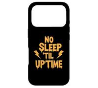 Custodia per iPhone 17 Pro No Sleep Til Uptime Sysadmin IT Programmer Tech Humor