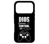 Custodia per iPhone 17 Pro No temas, Dios tiene el control, Cristo Mesías Hijo de Dios