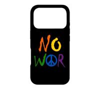 Custodia per iPhone 17 Pro No WAR - A come simbolo della pace, colori arcobaleno