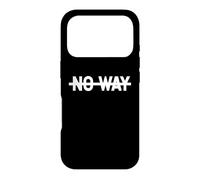 Custodia per iPhone 17 Pro No Way Cancellato Optimist