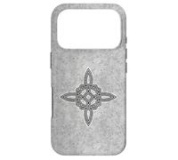 Custodia per iPhone 17 Pro nodo strega simbolo, 4 elementi, wicca, misticismo, magia