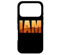 Custodia per iPhone 17 Pro Nome ebraico di DIO IAM Yahweh Fede cristiana Gesù Cristo