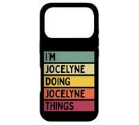 Custodia per iPhone 17 Pro Nome personalizzato divertente I'm Jocelyne Doing Jocelyne Things