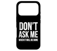 Custodia per iPhone 17 Pro Non chiedermi quando ha finito Tecnico di riparazione automobilistica