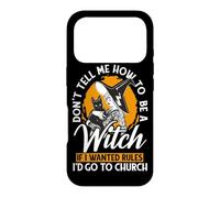 Custodia per iPhone 17 Pro Non dirmi come essere una strega Halloween Cat Witchy Moon
