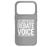 Custodia per iPhone 17 Pro Non farmi usare la mia voce di dibattito