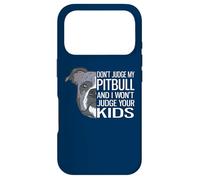 Custodia per iPhone 17 Pro Non giudicare il mio Pitbull e non giudicherò i tuoi figli
