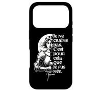 Custodia per iPhone 17 Pro Non ho paura. Sono nato per fare questo. Giovanna d'Arco francese