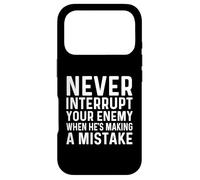 Custodia per iPhone 17 Pro Non interrompere mai il nemico facendo un errore giocatore di scacchi