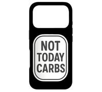 Custodia per iPhone 17 Pro Non oggi carboidrati divertente cheto carnivoro dieta scherzo chetogenico