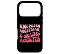 Custodia per iPhone 17 Pro Non Posso Accettare. È Gratis? Accetto Retro Simpatica Donna