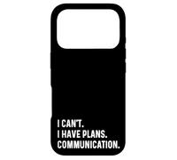 Custodia per iPhone 17 Pro Non posso avere piani di comunicazione - Professor School Write