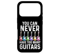 Custodia per iPhone 17 Pro Non puoi mai avere troppe chitarre amanti uomini bambini donne