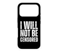 Custodia per iPhone 17 Pro Non sarò censurato I sostenitori della libertà di parola Donne o uomini