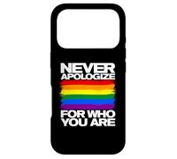 Custodia per iPhone 17 Pro Non Scusarti Mai Per Chi Sei Rainbow Pride Lgbtq Gay