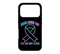 Custodia per iPhone 17 Pro Non sei solo Gesù ti ama sopravvivere a pensieri suicidi