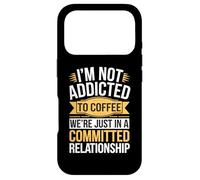 Custodia per iPhone 17 Pro Non sono dipendente dal caffè, siamo solo in una relazione