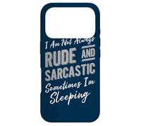 Custodia per iPhone 17 Pro Non sono sempre maleducato e sarcastico sarcasmo divertente