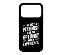 Custodia per iPhone 17 Pro Non sono un pessimista ottimista con esperienza - Umorismo divertente